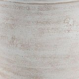 Meadie Distressed White Vase finish detail