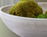 Close-up of Meadie Bowl distressed finish