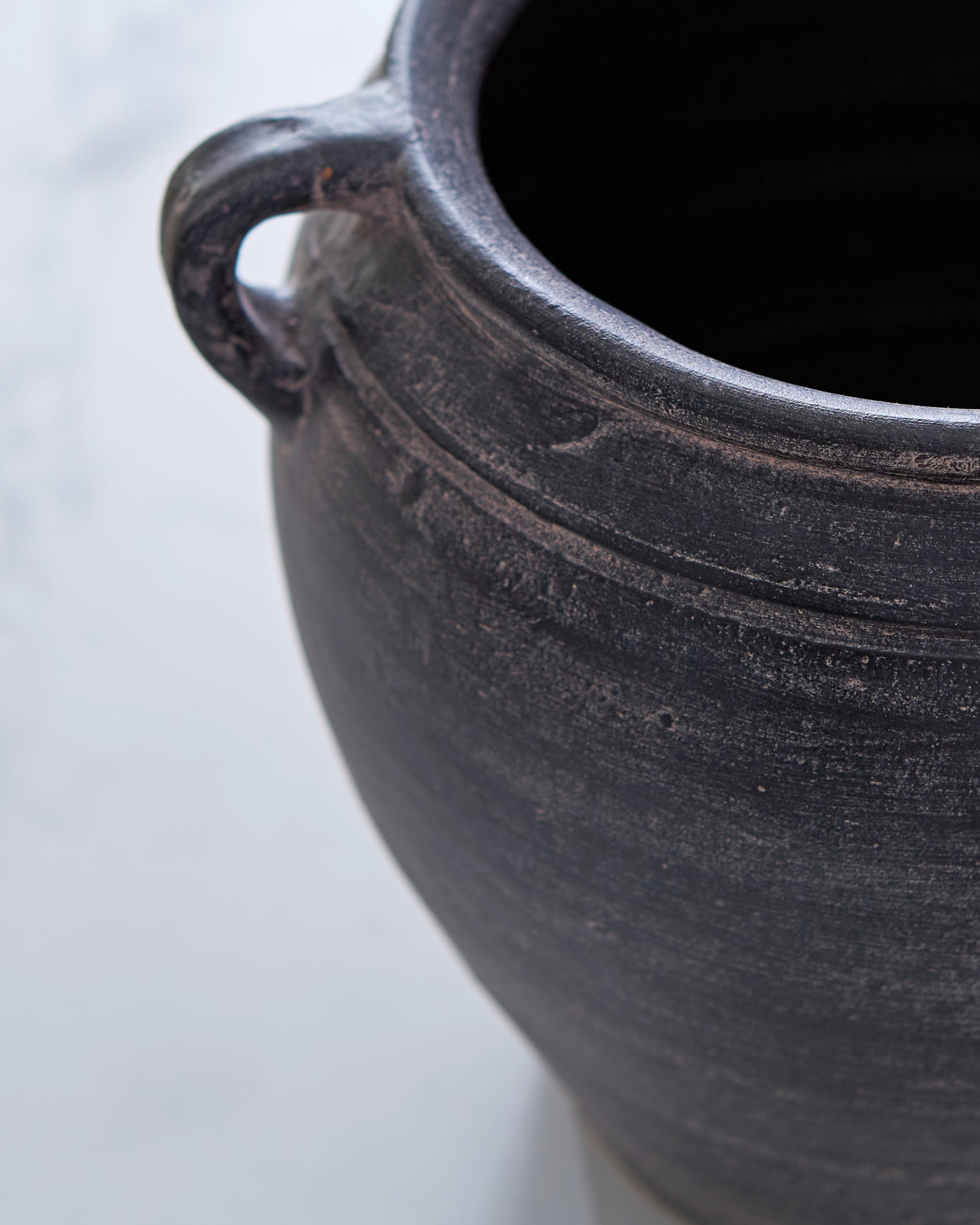 Close-up of ceramic texture on Meadie Vase