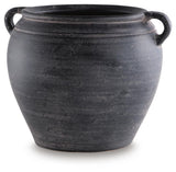 Meadie Distressed Black Vase view 3