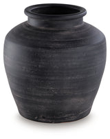 Meadie Vase shown in styled living room