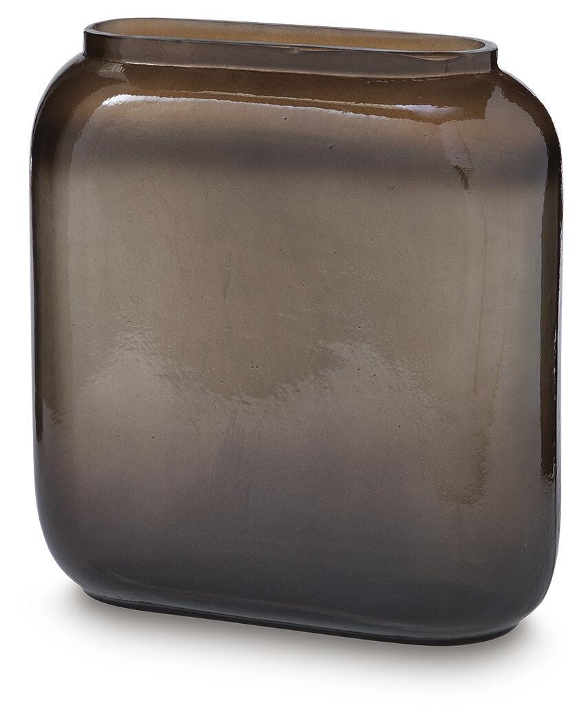 Close-up of the gray/gold glass texture