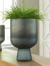 Pennmore Antique Blue Vase on white background
