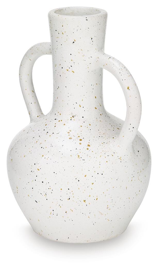 Dallinworth White/Black Vase view 2