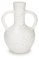 Dallinworth Vase side angle highlighting curved handles and surface texture