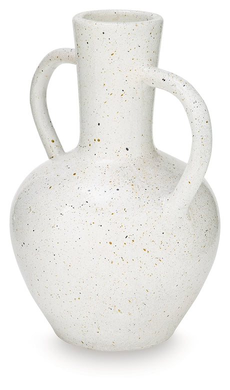 Top view showing vase opening and interior