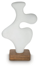 Alternate front view of Lavarsen sculpture