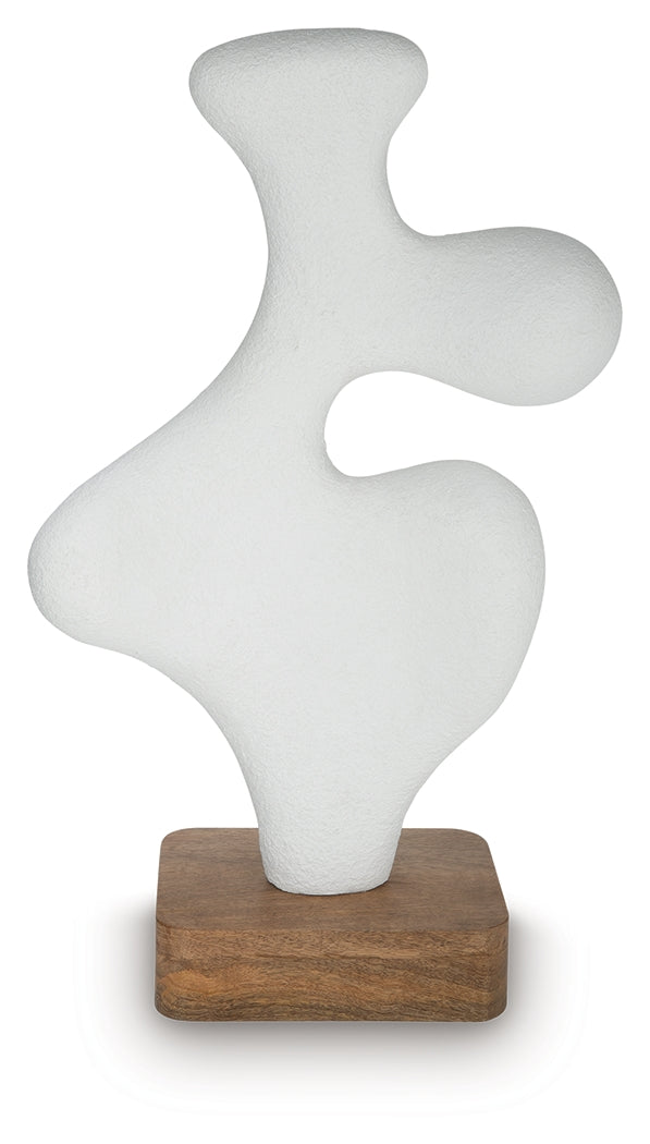 Alternate front view of Lavarsen sculpture