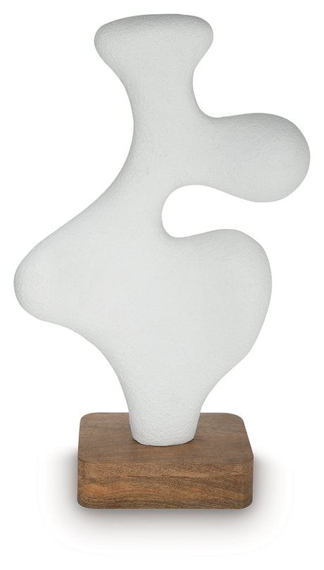 Alternate front view of Lavarsen sculpture