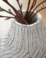 Detail of distressing on alternative Shelvie Vase