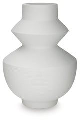 Naveen Vase side angle showing geometric shape