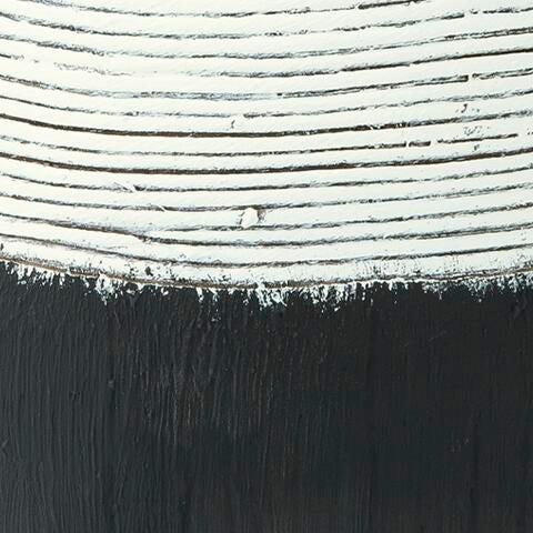 Girtha Vase color swatch showing antique white and black