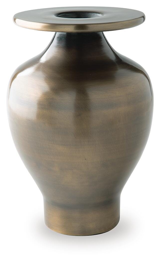 Fedorleigh Antique Brass Finish Vase view 3