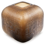 Capard Vase detail of fine grid texture