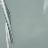 Top view of Beamund teal blue glass vase