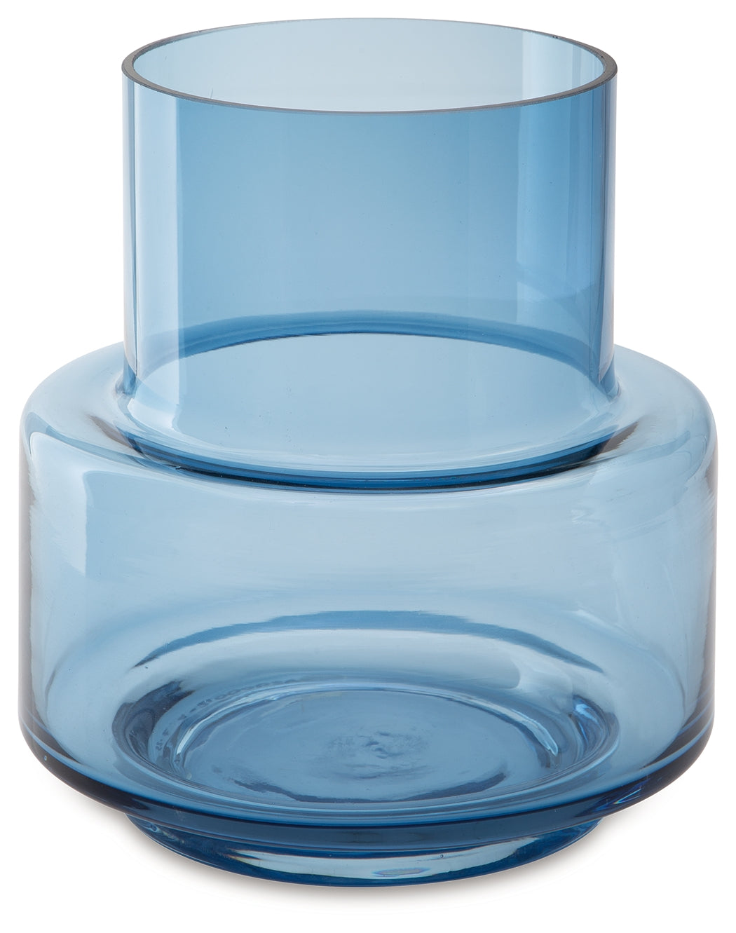 Bealen Dark Blue Vase side angle