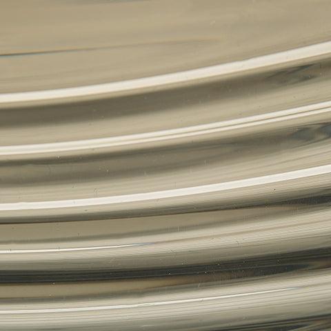 Solariston gray brown glass bowl side view
