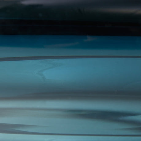 Detail of glass texture on Vallborough teal blue bowl