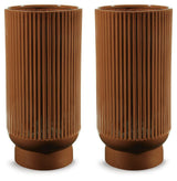 Avalyah Burnt Umber Vase (Set of 2) view 2