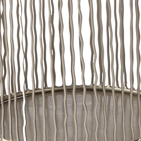 Dympna Silver Finish Accessory Set (Set Of 5) - Ella Furniture