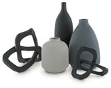 Leithick Black/Tan/Gray Accessory Set (Set of 5)