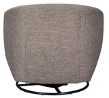 Upshur Taupe Accent Chair back view