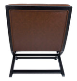 Sidewinder Brown Accent Chair back view