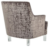 Gloriann Charcoal Accent Chair - Ella Furniture