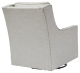 Kambria Frost Accent Chair side swivel position
