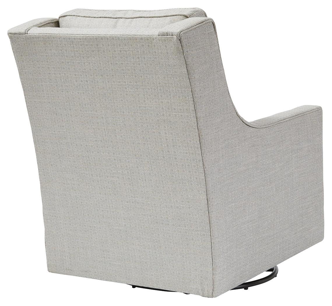 Kambria Frost Accent Chair side swivel position