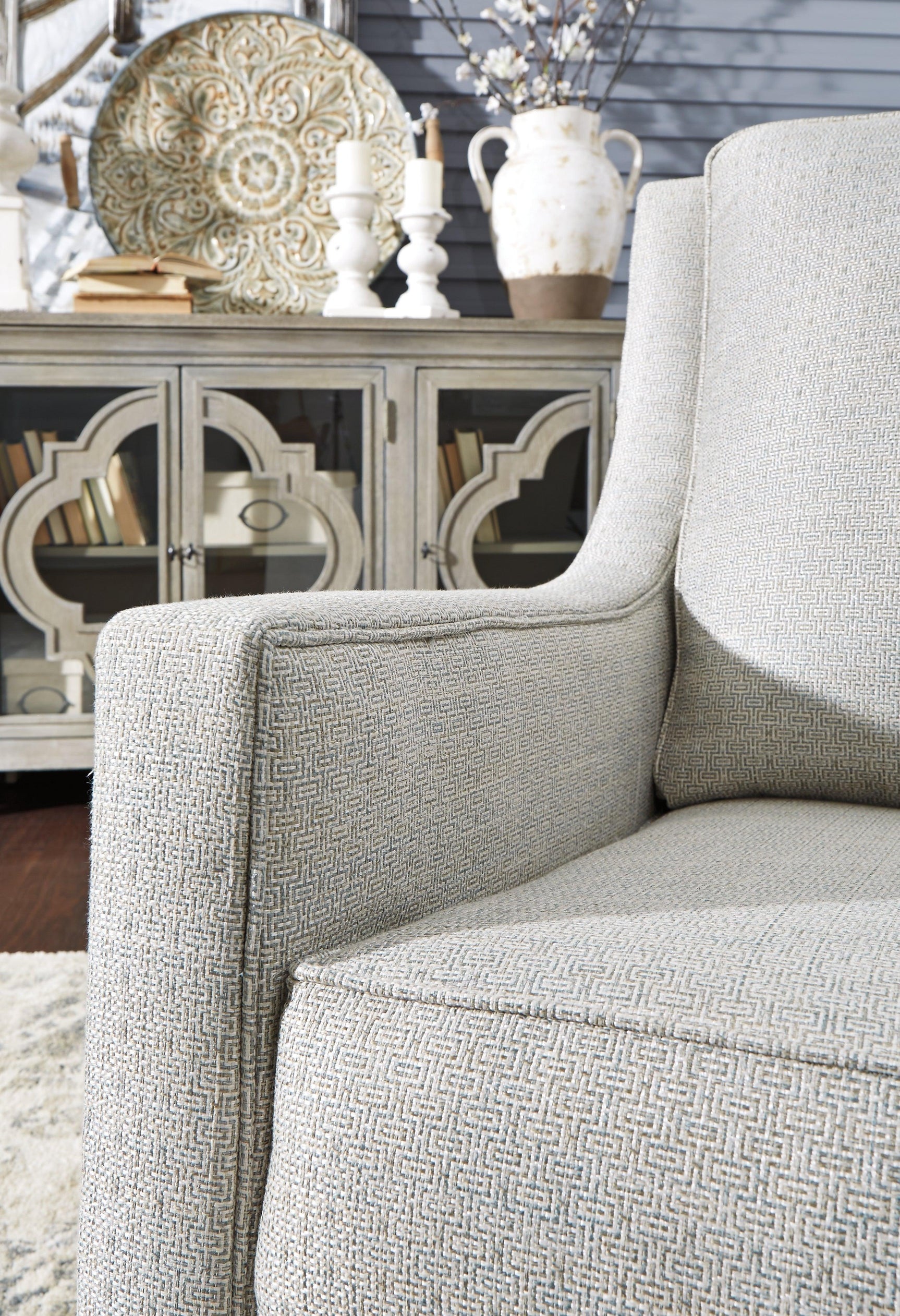 Kambria Frost Accent Chair rear view