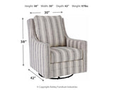 Kambria Accent Chair dimension diagram