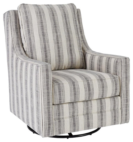 Kambria Accent Chair side view showing slope arm