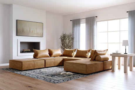 Bales Taupe Accent Chair with button-tufted upholstery and black legs
