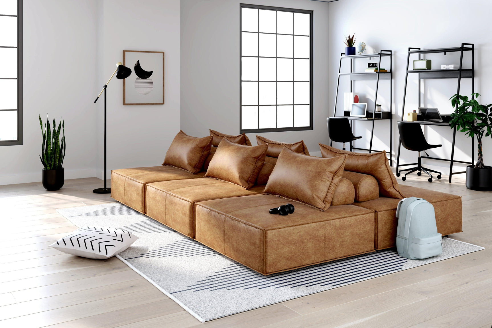 Bales Taupe Accent Chair - Ella Furniture