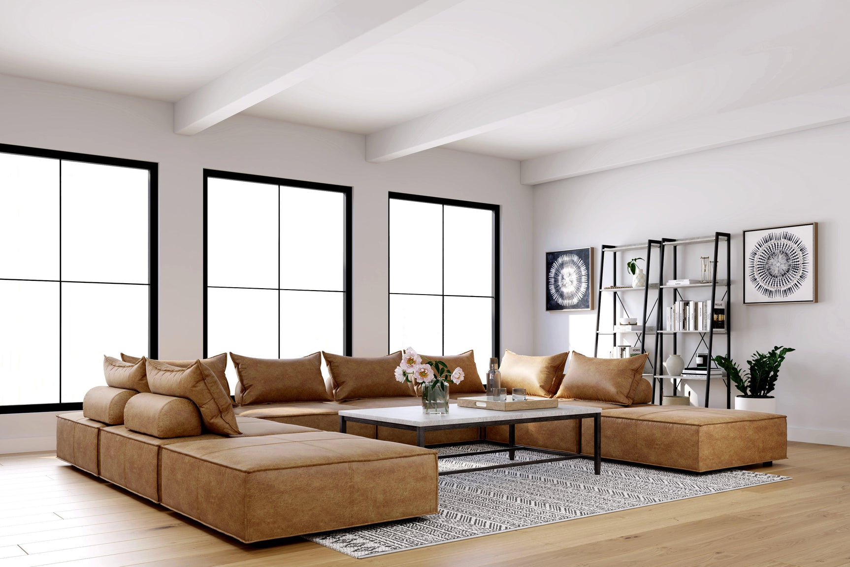 Bales Taupe Accent Chair - Ella Furniture