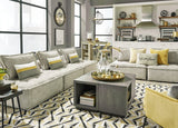 Bales Taupe Accent Chair - Ella Furniture