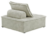 Back angle of Bales Taupe 8-Piece Modular Seating