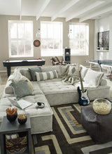 Bales Taupe Accent Chair - Ella Furniture