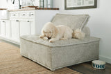 Bales Taupe Accent Chair - Ella Furniture