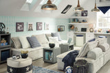 Bales Taupe Accent Chair - Ella Furniture