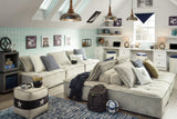 Bales Taupe Accent Chair - Ella Furniture