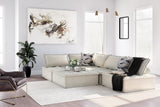 Alternate angle showing taupe modular pieces