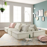 Additional front angled view of sectional