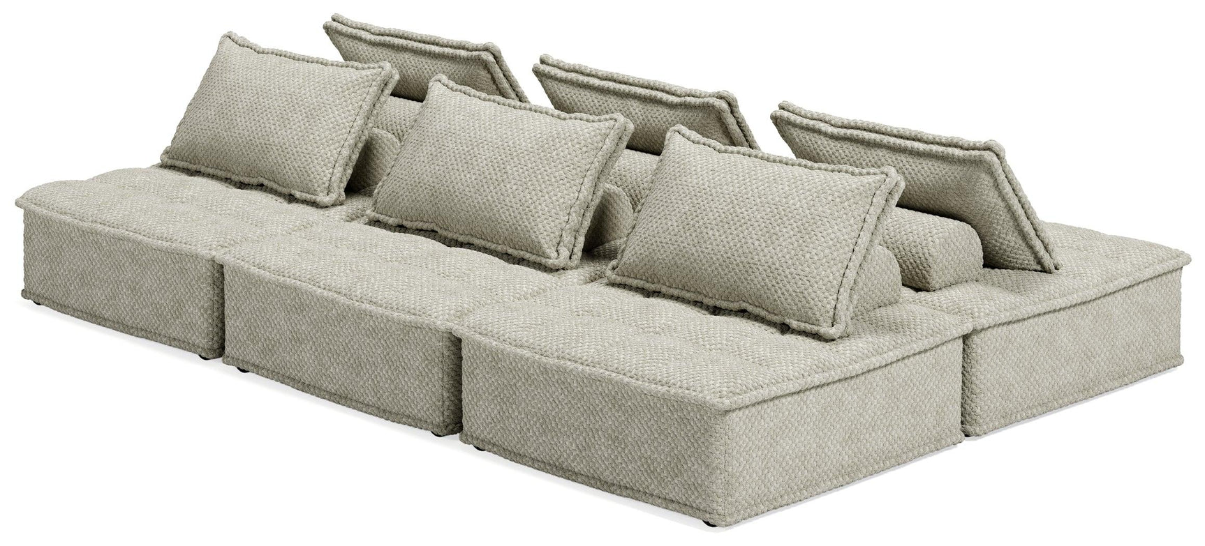 Side view of Bales Taupe 6-Piece Modular Sectional Sofa