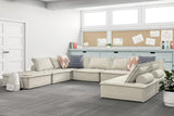 Alternate side view of Bales Taupe 8-Piece Modular Seating