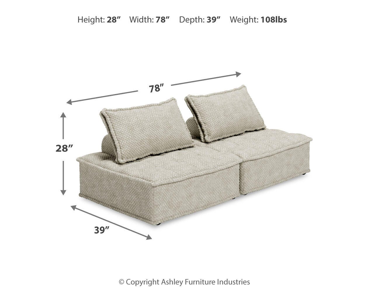 Bales Taupe 2-Piece Modular Seating - image 10