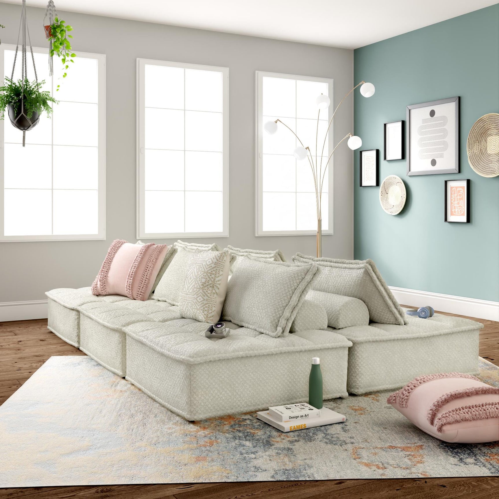 Bales Taupe 6-Piece Modular Seating - image 13