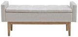 Briarson Storage Bench head on front view