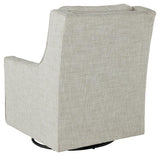 Kambria Fog Swivel Glider Accent Chair - Ella Furniture